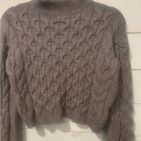 Anthropology Cable Knit Gray Sweater in size XS - Picture 11 of 11